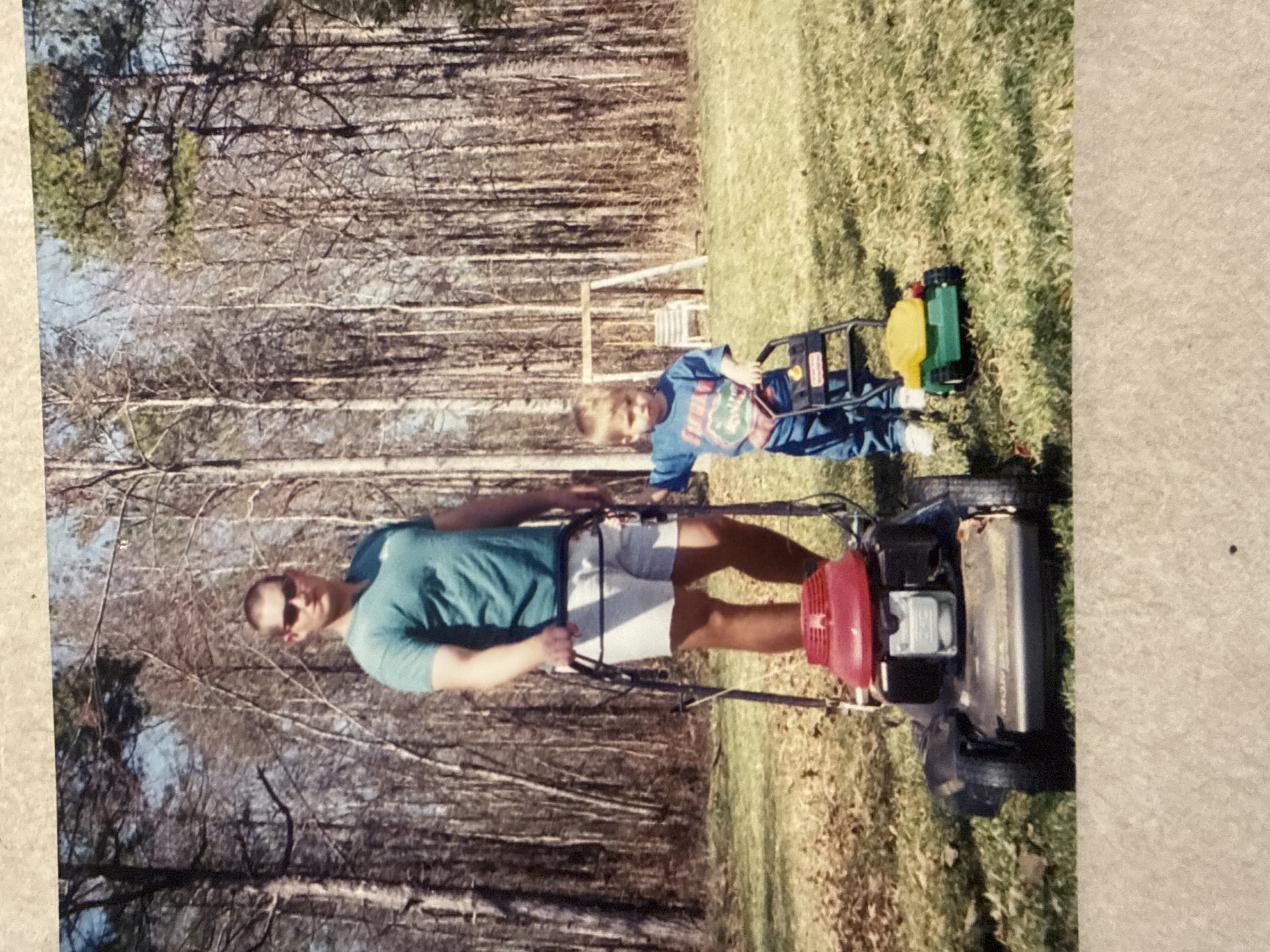 Jacob and Bryce Nelson — father and son, owners of Powerline Maintenance